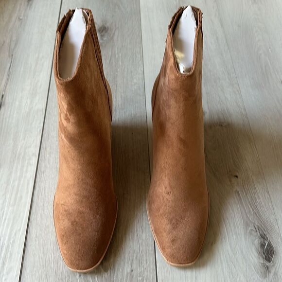 Dolce Vita Tippy Suded Bootie Taupe Size 10 Stitch Fix NWT in packaging - Picture 6 of 9